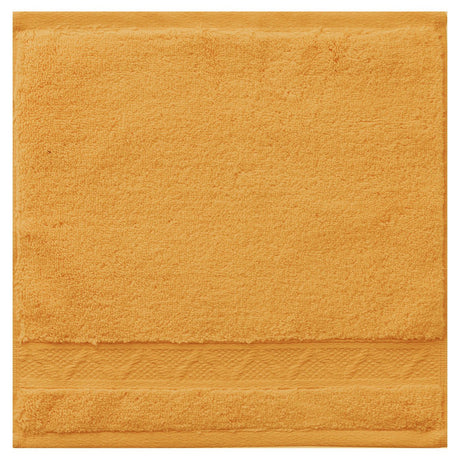 Caresse Yellow Washcloth By Le Jacquard Francais