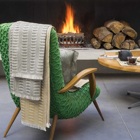 Casual Beige Nomad by Le Jacquard Français at Fig Linens and Home 3