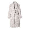 Charme Bath Robes by Le Jacquard Francais - Grey Shawl-Collar Cotton Terry Robe