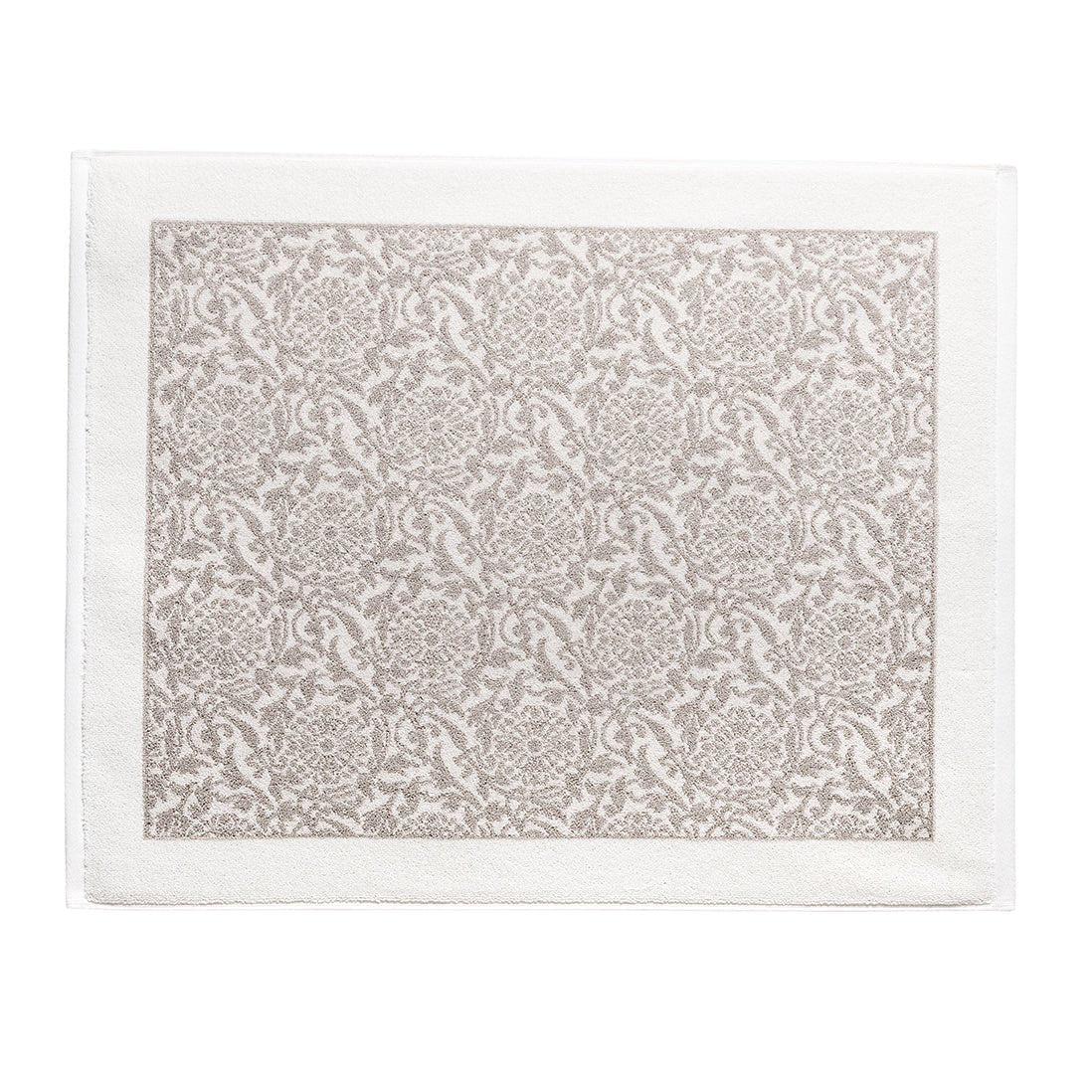 Charme Grey Bath Tub Mat by Le Jacquard Francais at Fig Linens and Home 2