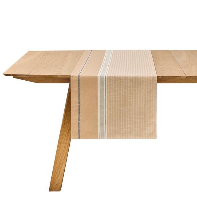 Dune Beige Runner by Le Jacquard Francais | Table Runners at Fig Linens and Home