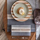 Dune Blue Napkins by Le Jacquard Francais at Fig Linens and Home - View 2