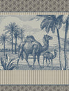 Dune Dromadaire Blue Tea Towel by Le Jacquard Francais at Fig Linens and Home