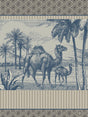 Dune Dromadaire Blue Tea Towel by Le Jacquard Francais at Fig Linens and Home