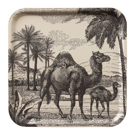 Dune Grey 15" Wood Tray by Le Jacquard Francais at Fig Linens and Home - View 1