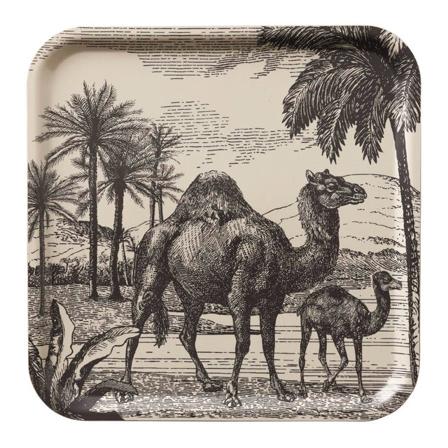 Dune Grey 15" Wood Tray by Le Jacquard Francais at Fig Linens and Home - View 1