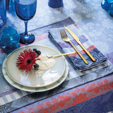 Gipsy Blue Napkins | Cloth Napkins by Le Jacquard Français at Fig Linens and Home 1