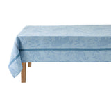 L'Orangerie Blue Tablecloth by Le Jacquard Français at Fig Linens and Home - View 2