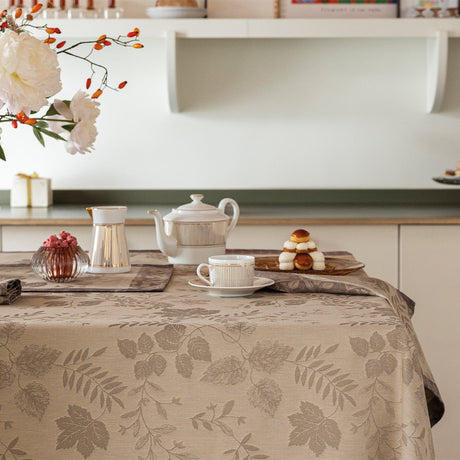 Manor Lane Beige Napkin by Le Jacquard Français