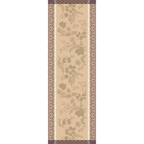 Manor Lane Beige Runner by Le Jacquard Français