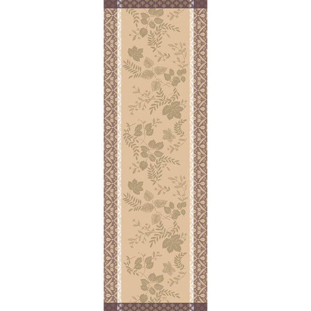 Manor Lane Beige Runner by Le Jacquard Français