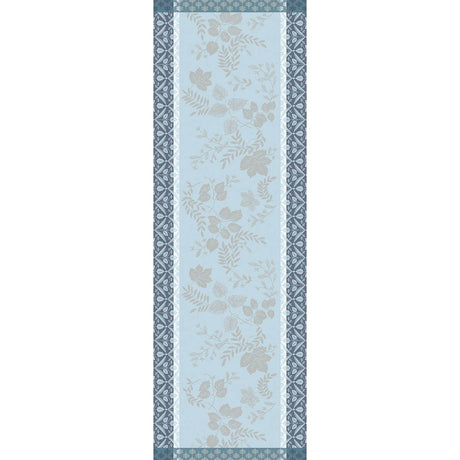 Manor Lane Blue Runner by Le Jacquard Français