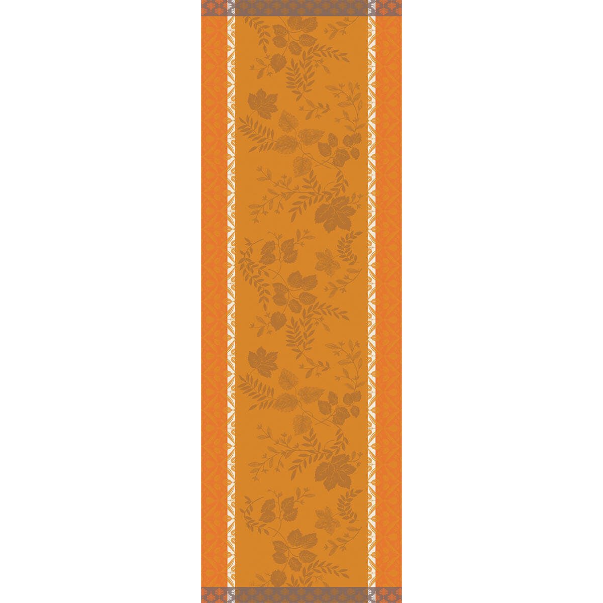 Manor Lane Orange Runner by Le Jacquard Français