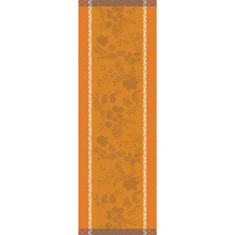 Manor Lane Orange Runner by Le Jacquard Français