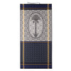 Palmeraie Black Beach Towel by Le Jacquard Français at Fig Linens and Home