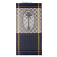 Palmeraie Black Beach Towel by Le Jacquard Français at Fig Linens and Home