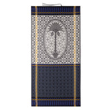 Palmeraie Black Beach Towel by Le Jacquard Français at Fig Linens and Home