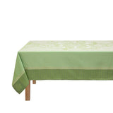 Promenade Impériale Jade Green Tablecloths by Le Jacquard Francais at Fig Linens and Home - View 9