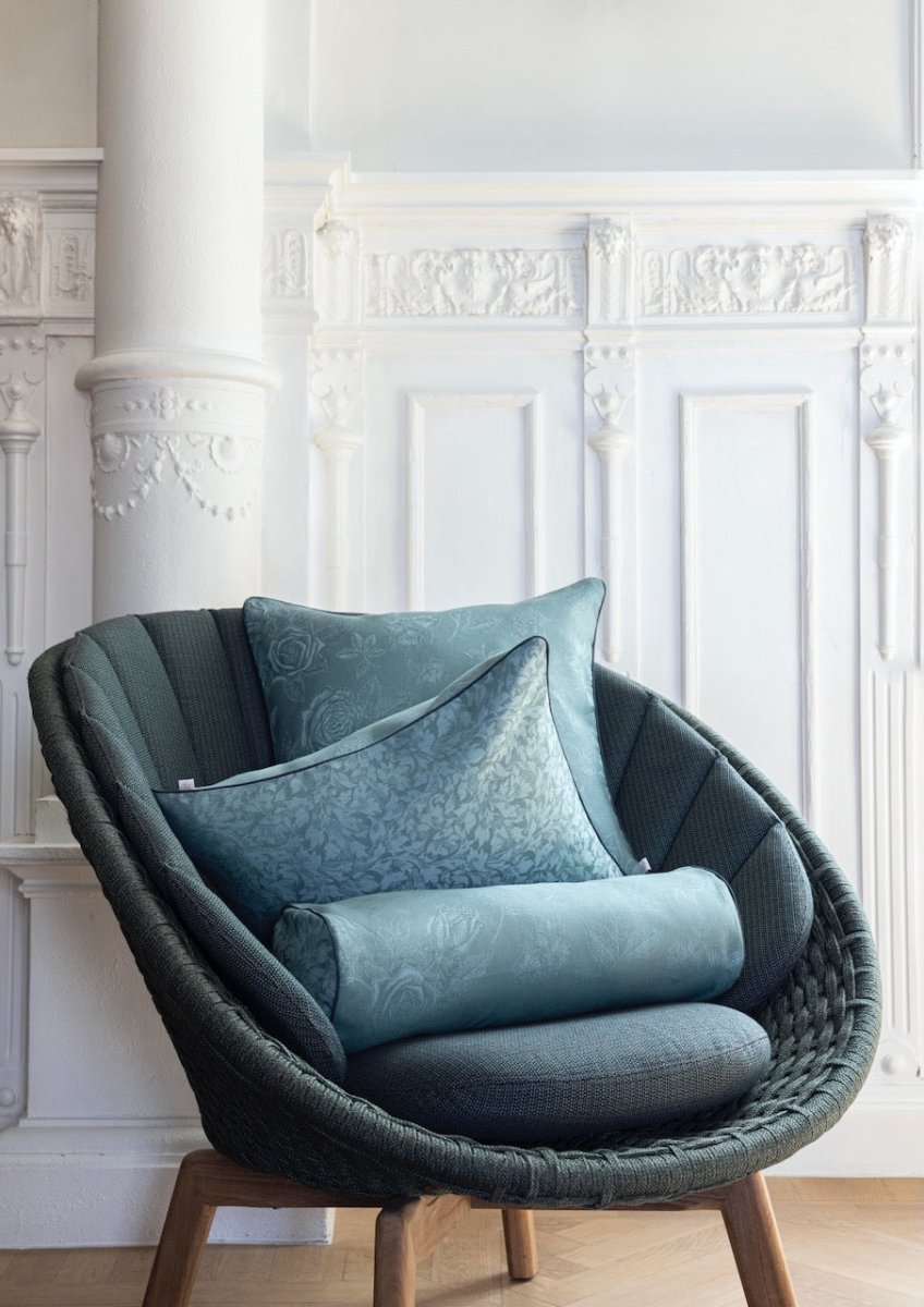 Romance Pink Cushion Cover by Le Jacquard Francais at Fig Linens and Home 9