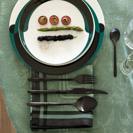 Romance Green Napkin By Le Jacquard Francais | Cloth Napkins at Fig Linens and Home 2