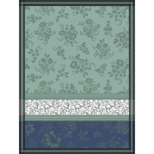 Romance Green Tea Towel By Le Jacquard Francais | Kitchen Towels at Fig Linens and Home