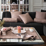 Romance Pink Cushion Cover by Le Jacquard Francais at Fig LInens and Home 1