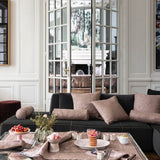 Romance Pink Cushion Cover by Le Jacquard Francais at Fig Linens and Home 7