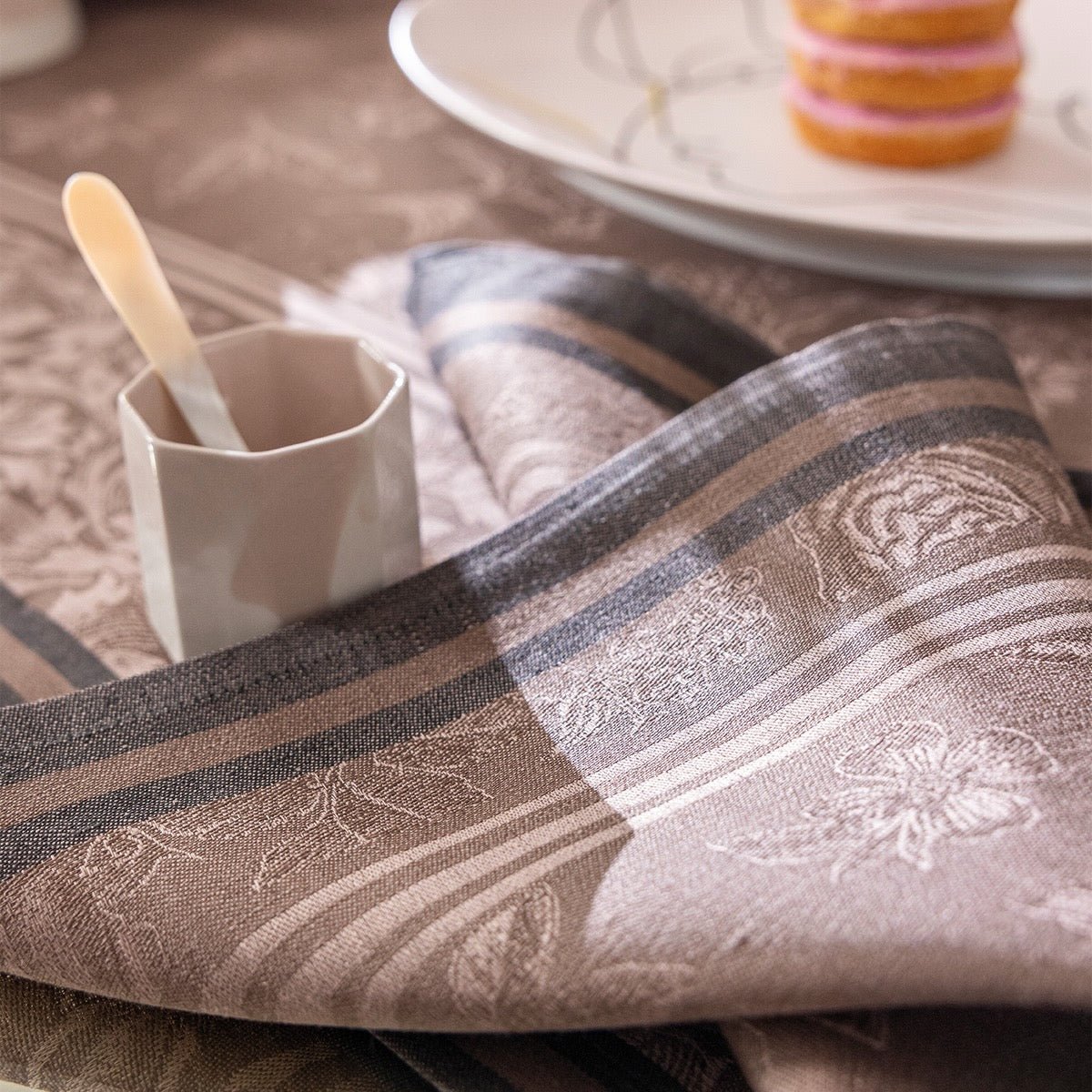 Romance Pink Napkin By Le Jacquard Francais | Cloth Napkins at Fig Linens and Home 2