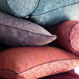 Romance Red Cushion Cover By Le Jacquard Francais at Fig LInens and Home 3