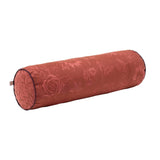 Romance Red Cushion Cover By Le Jacquard Francais at Fig LInens and Home 20x6 Roll Pillow