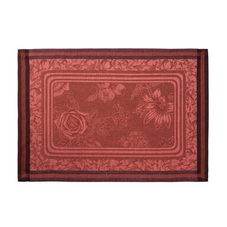 Romance Red Placemat by Le Jacquard Francais | Table Linens at Fig Linens and Home