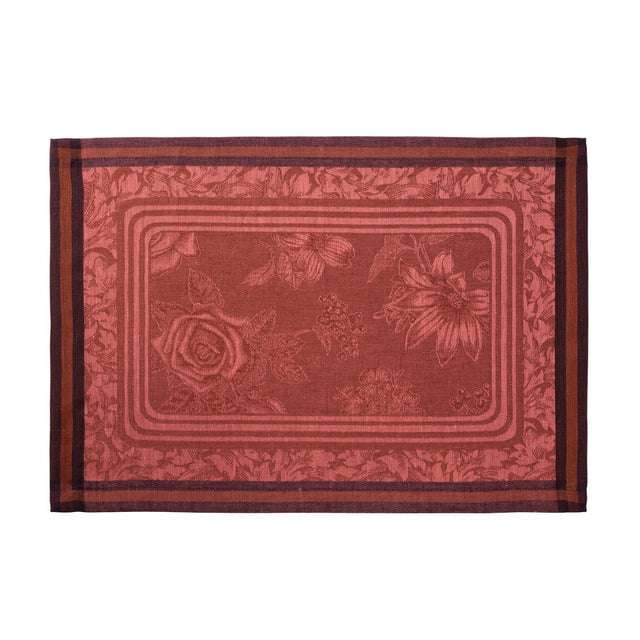 Romance Red Placemat by Le Jacquard Francais | Table Linens at Fig Linens and Home