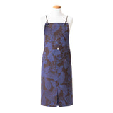 Sulawesi Blue Apron by Le Jacquard Français at Fig Linens and Home - Front View
