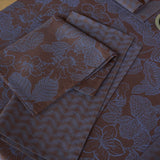 Sulawesi Feuillage Blue Napkin by Le Jacquard Français