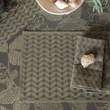 Sulawesi Feuillage Green Napkin by Le Jacquard Français