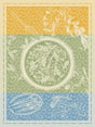 Tarte Printanière Green Tea Towels by Le Jacquard Francais at Fig Linens and Home