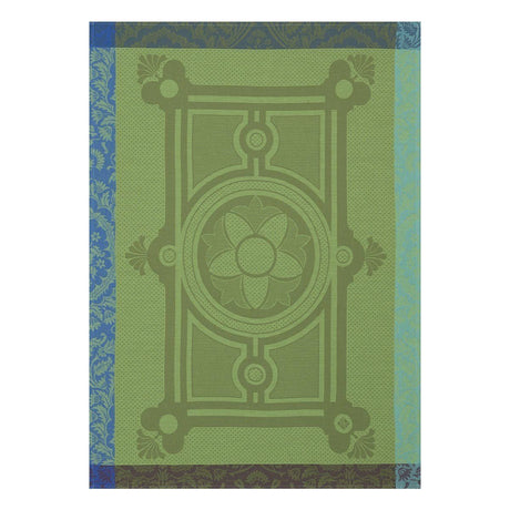 Le Jacquard Français Jardin Francais Green Tea Towel Set of 4 by Le Jacquard Francais - 24" x 31" Tea Towels - Set of 4 Green at FIG LINENS AND HOME - 1