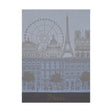 Le Jacquard Français Paris Panorama Azure Tea Towel by Le Jacquard Français - 24" x 31" Tea Towels - Set of 4 Azure at FIG LINENS AND HOME - 1