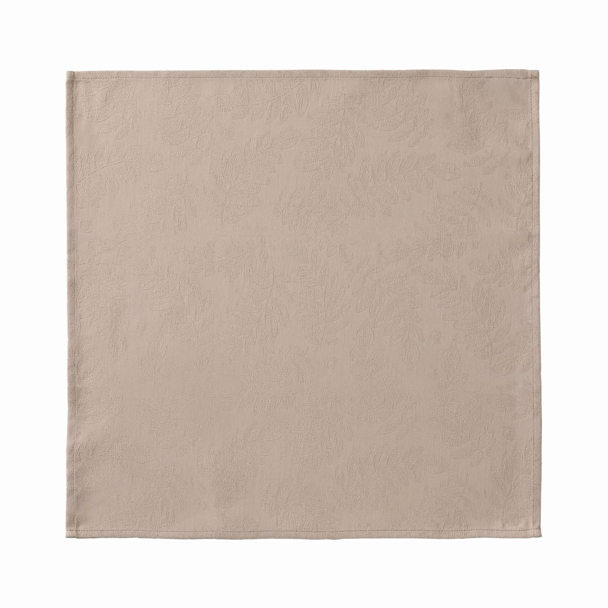 Vegetal Mood Beige Napkin By Le Jacquard Francais Napkin 20" X 20" - Set of 4 BEIGE at FIG LINENS AND HOME 3