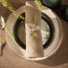 Vegetal Mood Green Napkin By Le Jacquard Francais Napkin 20" X 20" - Set of 4 GREEN at FIG LINENS AND HOME 1