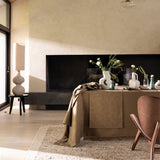 Vegetal Mood Green Tablecloth By Le Jacquard Francais at Fig Linens and Home 1