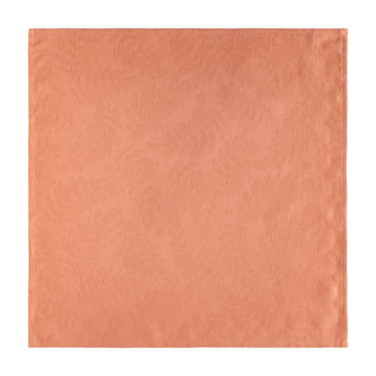 Vegetal Mood Orange Napkins by Le Jacquard Francais at Fig Linens and Home - 2