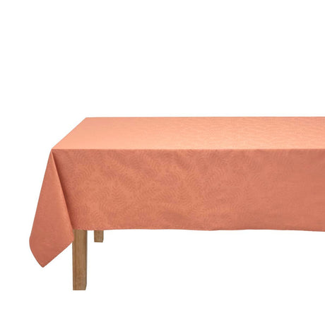 Vegetal Mood Orange Tablecloth by Le Jacquard Francais at Fig Linens and Home - View 2