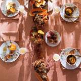 Vegetal Mood Orange Tablecloth by Le Jacquard Francais at Fig Linens and Home - View 1