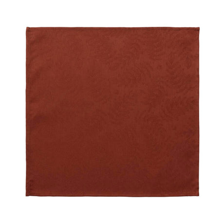 Vegetal Mood Red Napkins by Le Jacquard Francais Napkin 20" X 20" - Set of 4 RED at FIG LINENS AND HOME 3