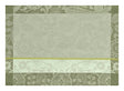 Voyage Iconique Enduit Green Coated Placemat By Le Jacquard Francais at Fig Linens and Home