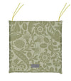 Voyage Iconique Green Chair Cushion by Le Jacquard Francais at Fig Linens and Home