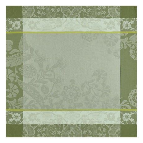 Voyage Iconique Green Napkins By Le Jacquard Francais at Fig LInens and Home 