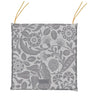 Voyage Iconique Grey Chair Cushion by Le Jacquard Francais at Fig Linens and Home