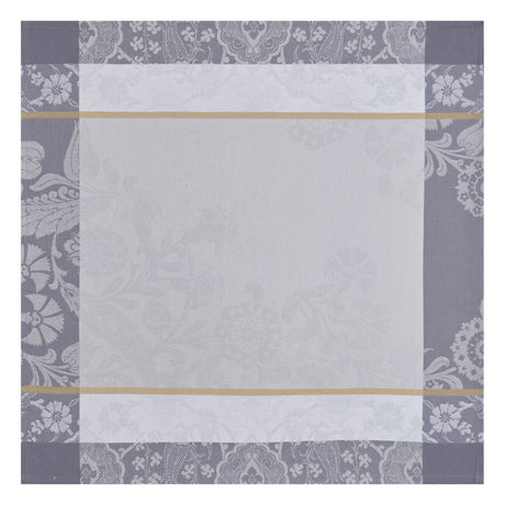 Voyage Iconique Grey Napkins By Le Jacquard Francais at Fig LInens and Home 